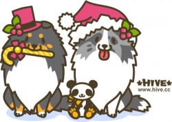 りんどう＆桔梗　X'masイラスト☆